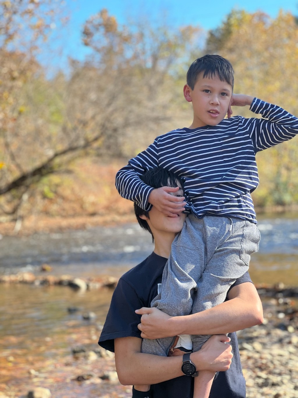 “We are really angry because sweet Dash squeezed me real hard. You tell him to hug&nbsp;me.”